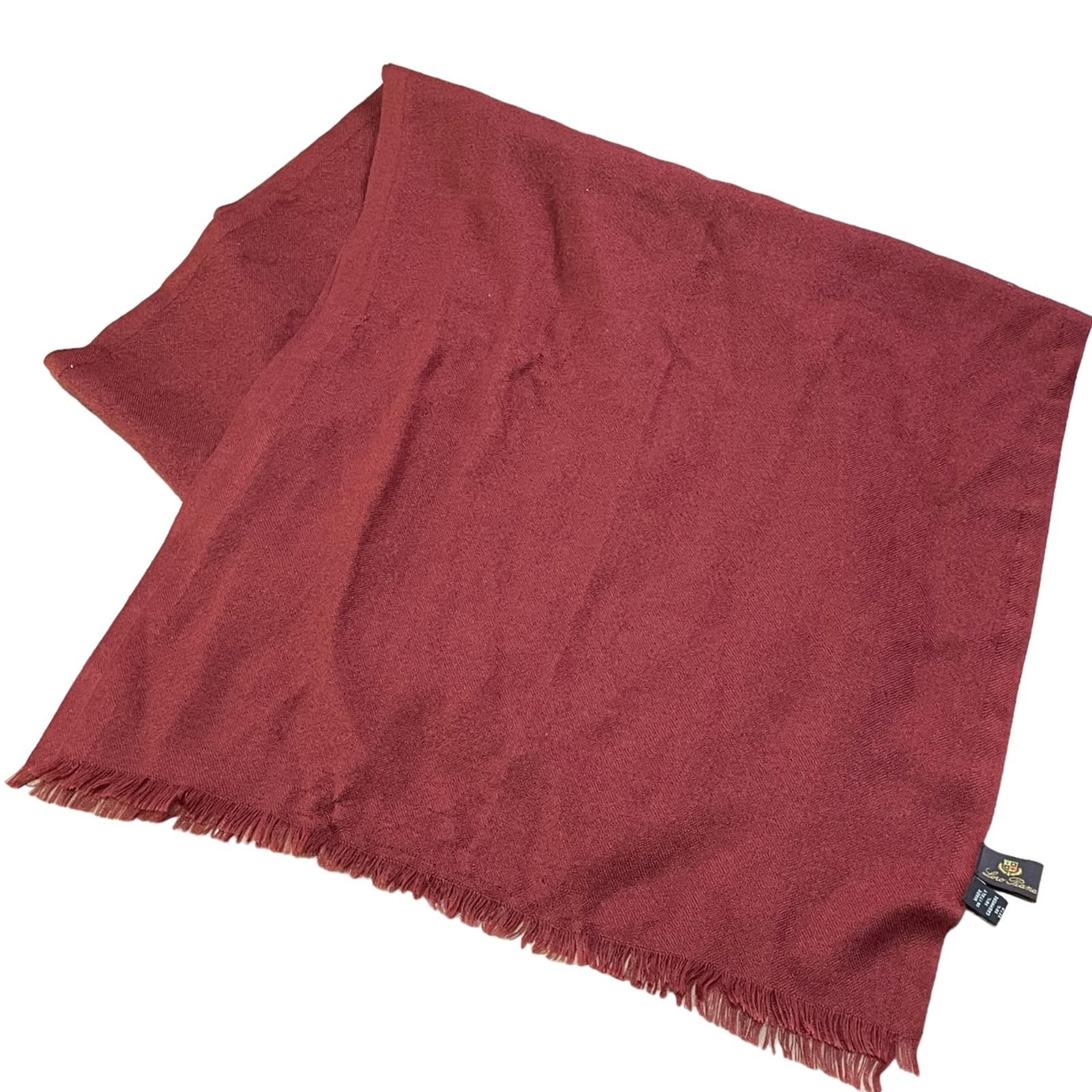 Loro Piana ブラウン ストール シルク70% カシミヤ30% Loro Piana ブラウン ストール シルク70% カシミヤ30%