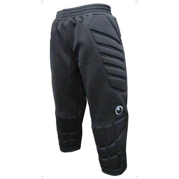 ウール uhlsport GK3 4パンツ U91102 サッカーキーパーパンツ (U91102-19)、ﾌﾞﾗｯｸ