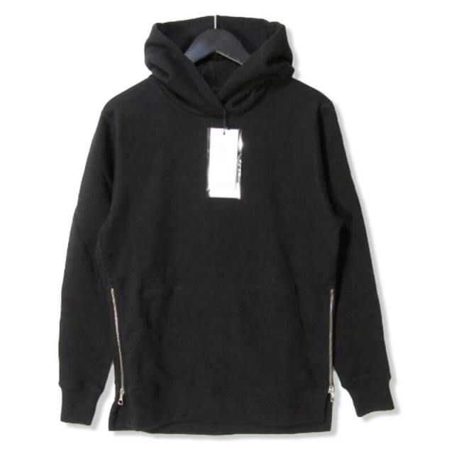 未使用 JOHN ELLIOTT ジョンエリオット Hooded Villain B000B0010B プルオーバーパーカー BLACK S タグ付き 27106017