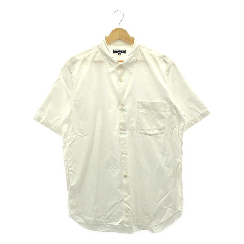 COMME des GARCONS HOMME | コムデギャルソンオム | 2007SS | 半袖 コットン シャツ | M | ホワイト | メンズ
