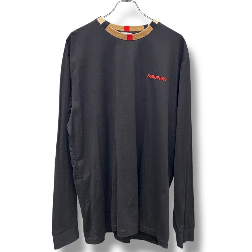 トップス BURBERRY Jalad Check Neck Long sleeve BURBERRY JARRAD
