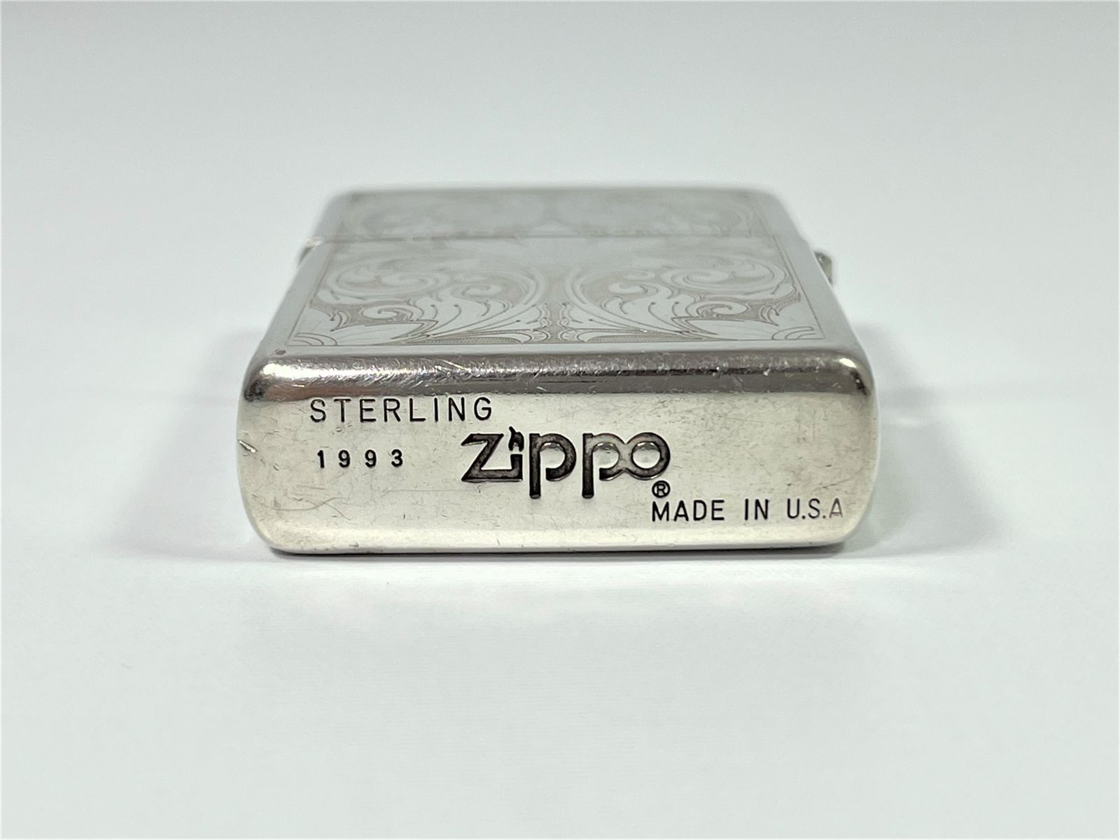 ZIPPO ジッポ STERLING スターリング シルバー 1993 MADE IN USA 唐草 アラベスク ライター - メルカリ