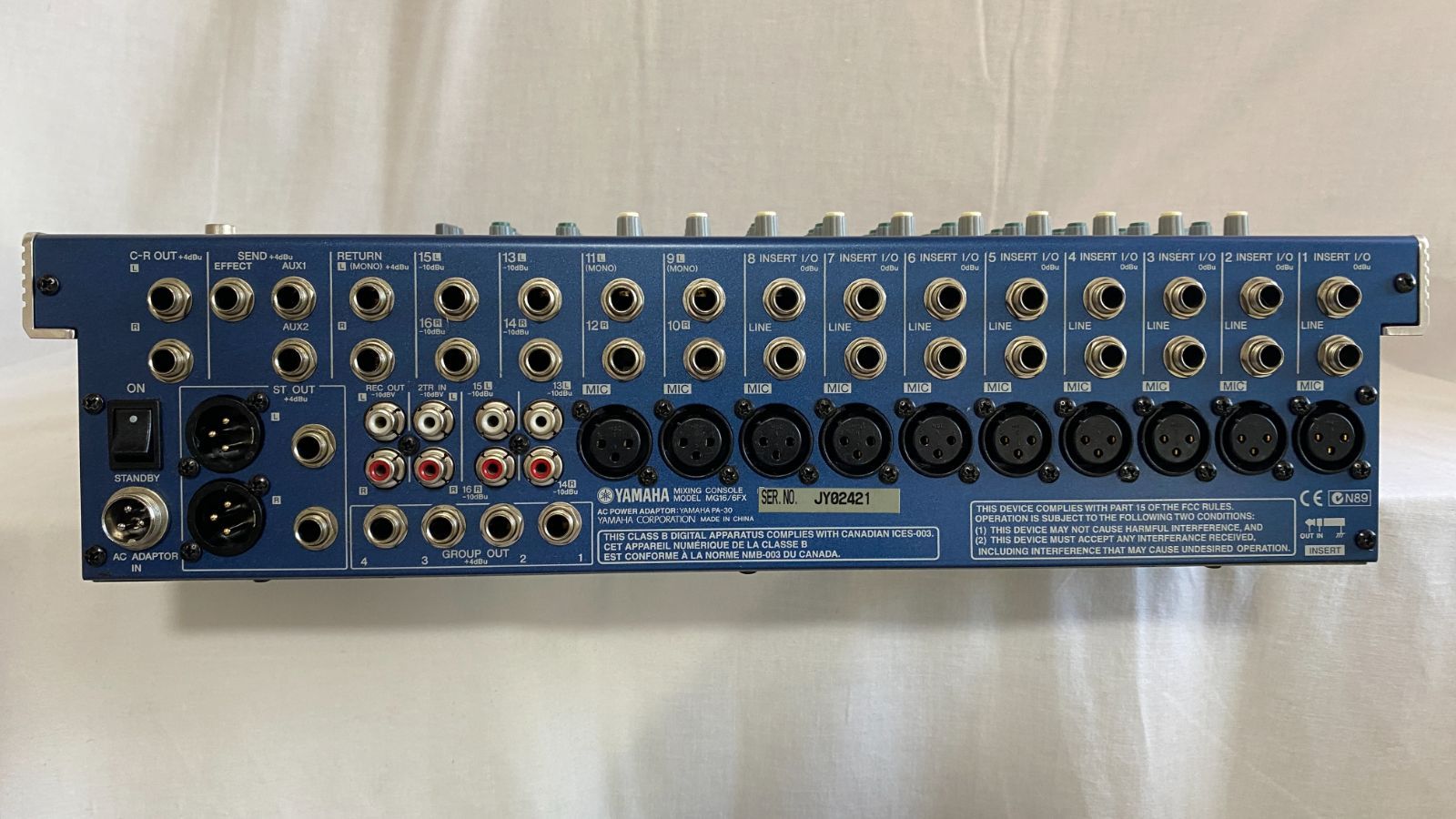 YAMAHA ヤマハ アナログミキサー MG16/6FX ミキサー - メルカリ