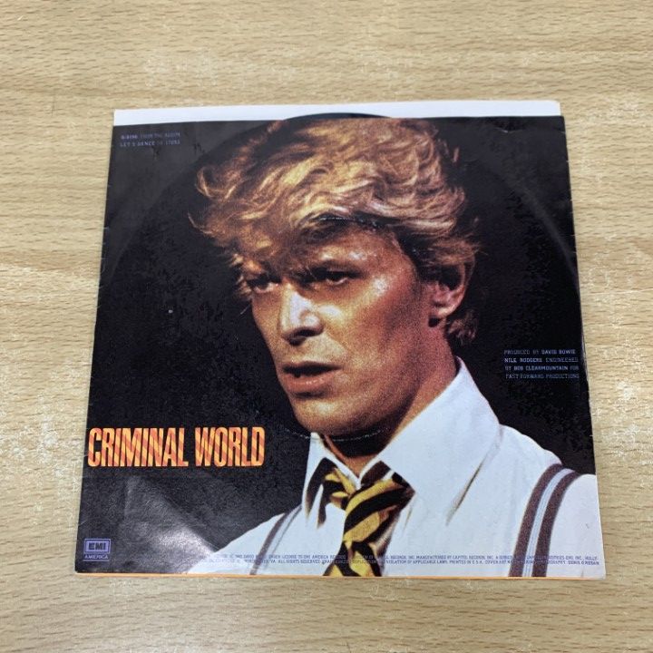 デビッド・ボウイ “Without You” 日本盤 7”EP 中古 レコード