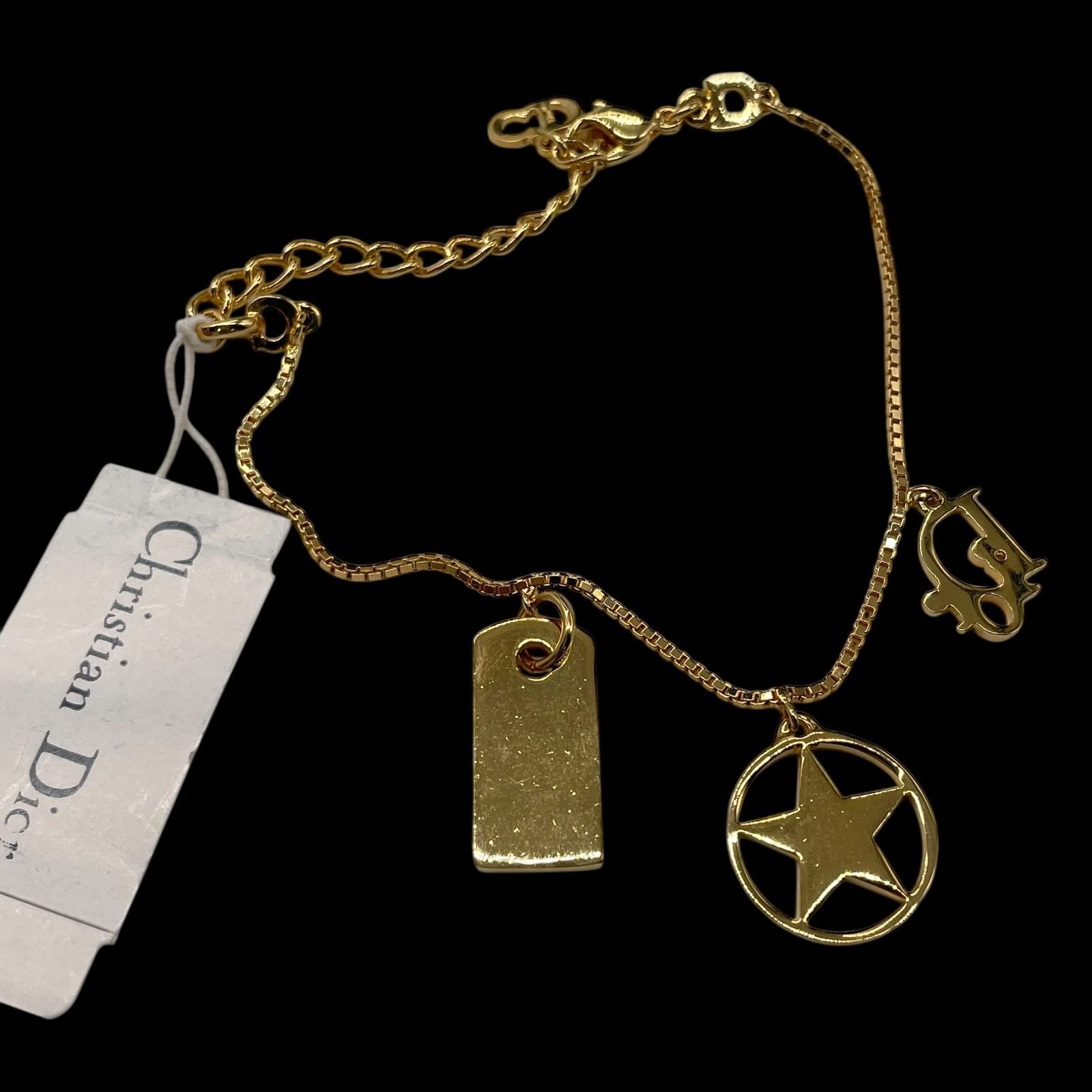 希少 タグ付き Christian Dior クリスチャン ディオール チャーム 