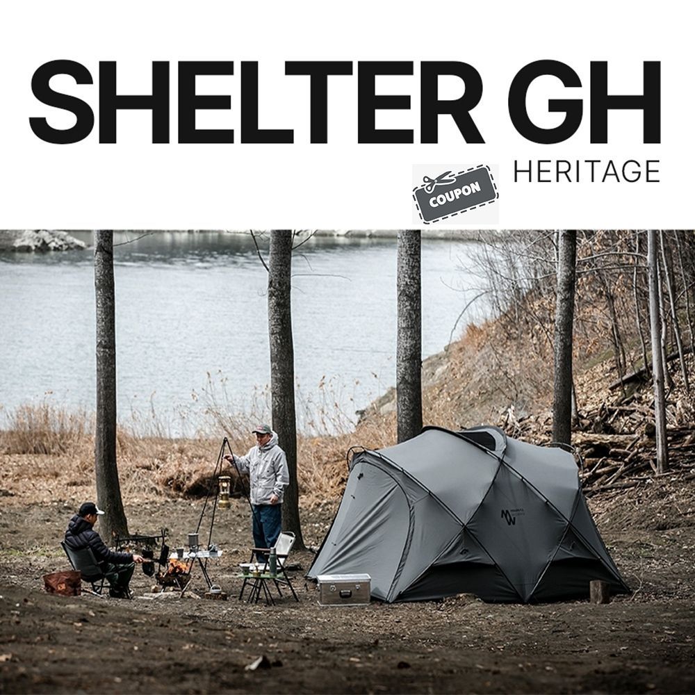 Minimalworks SHELTER GH HERITAGE 3色 レジャー アウトドア キャンプ テント シェルター