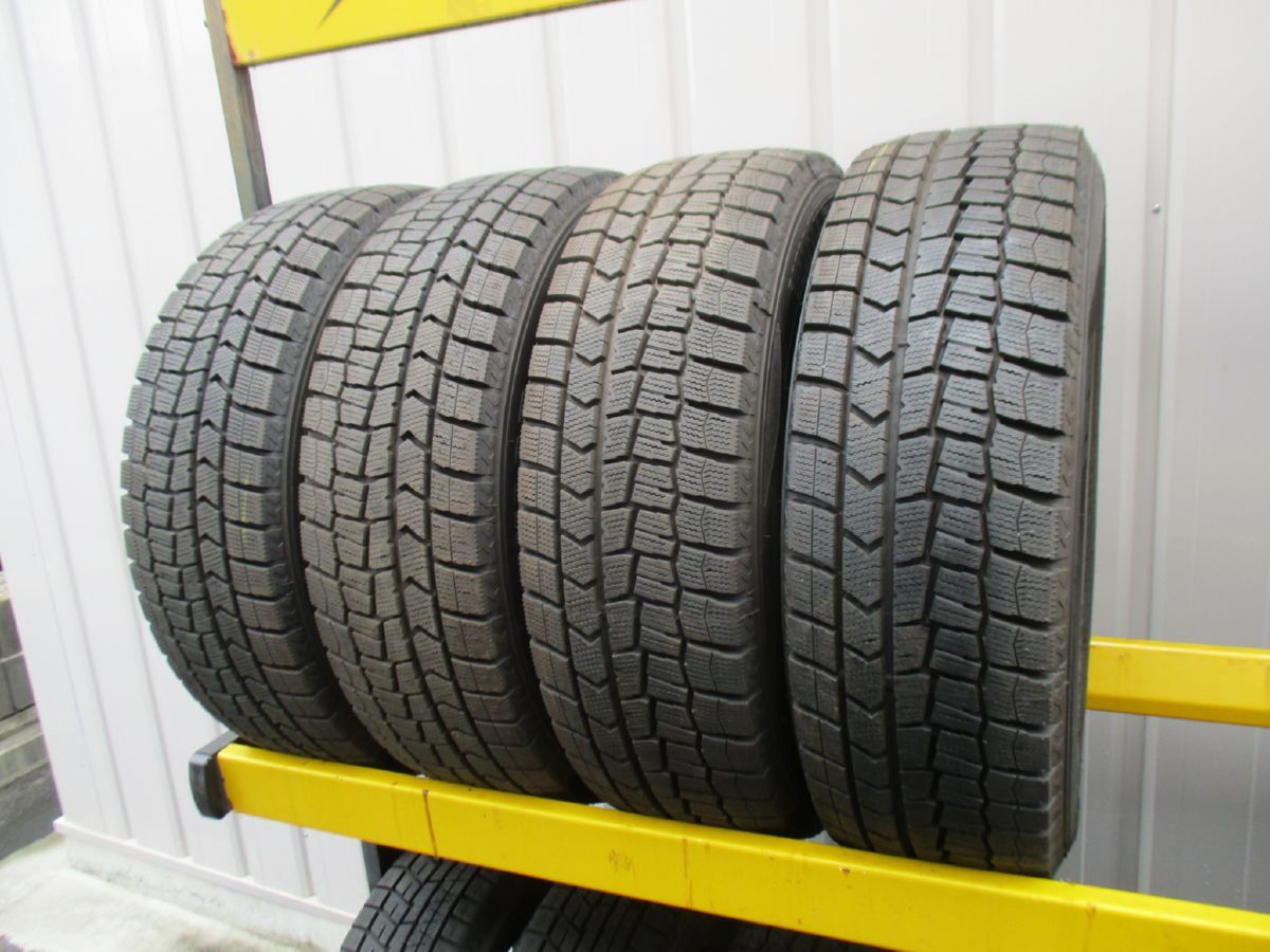 195|60R16 89Q ダンロップ WINTER MAXX WM02 スタッドレス 2021年製 4本 送料込 T59410801 インボイス領収書発行