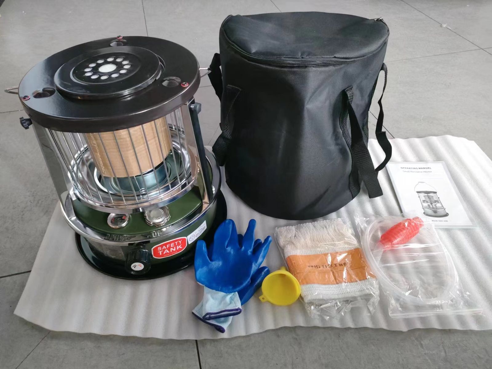 石油ストーブ セ ット灯油ストーブ冷暖房|空調 アウトドアストーブ コンロ ストーブ 高さ調節 急速加熱 火力調整 防災対策 防寒対策 多機能 タンク容量4.5L 省エネ 360°加熱 小型 軽量 持ち運び 便利 アウトドア 電源不要 kkkplf