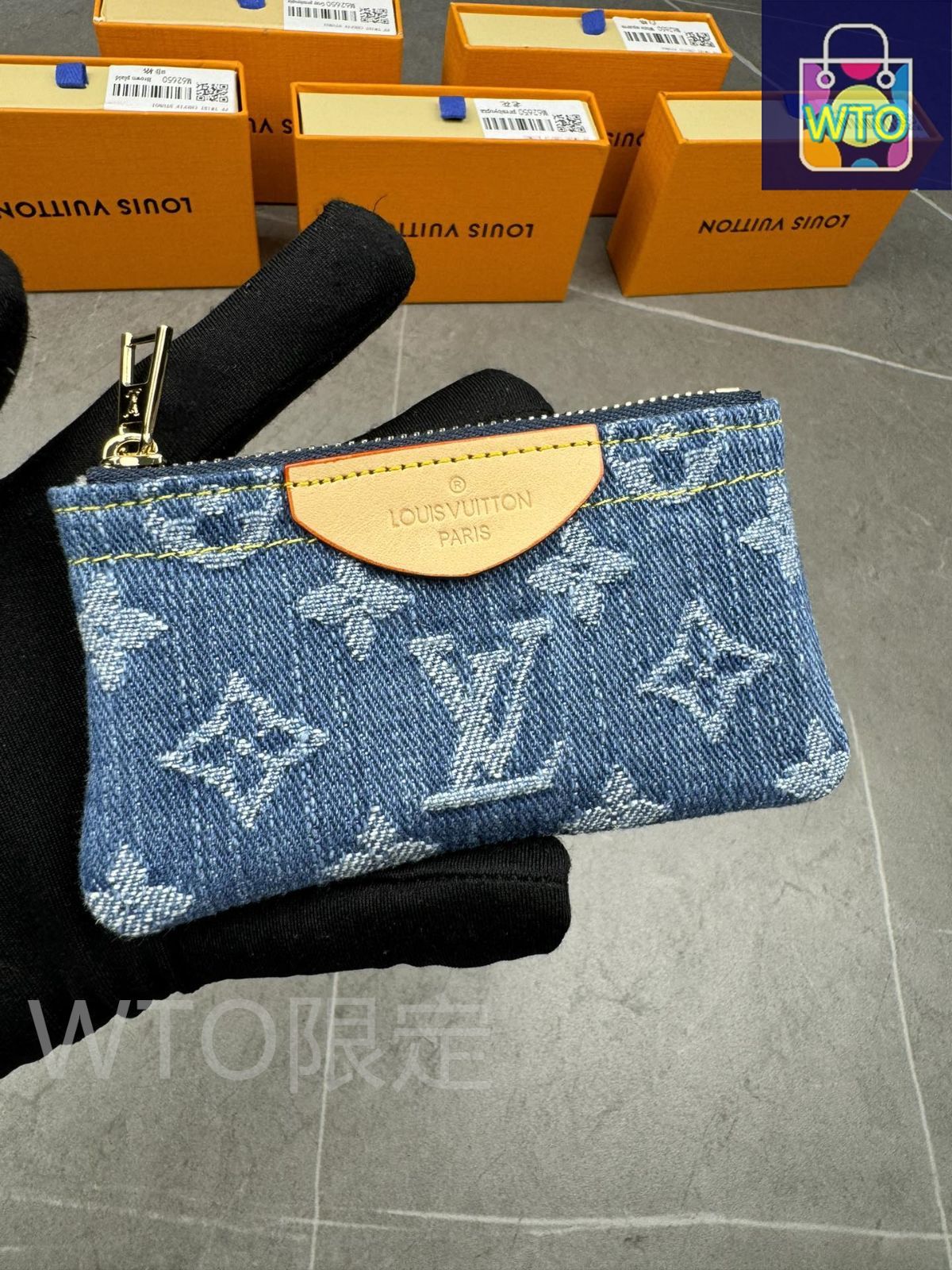 LOUIS VITTON キー＆コインケース デニム 本日限定特価】ルイヴィトン LV Louis Vuitton キーケース
