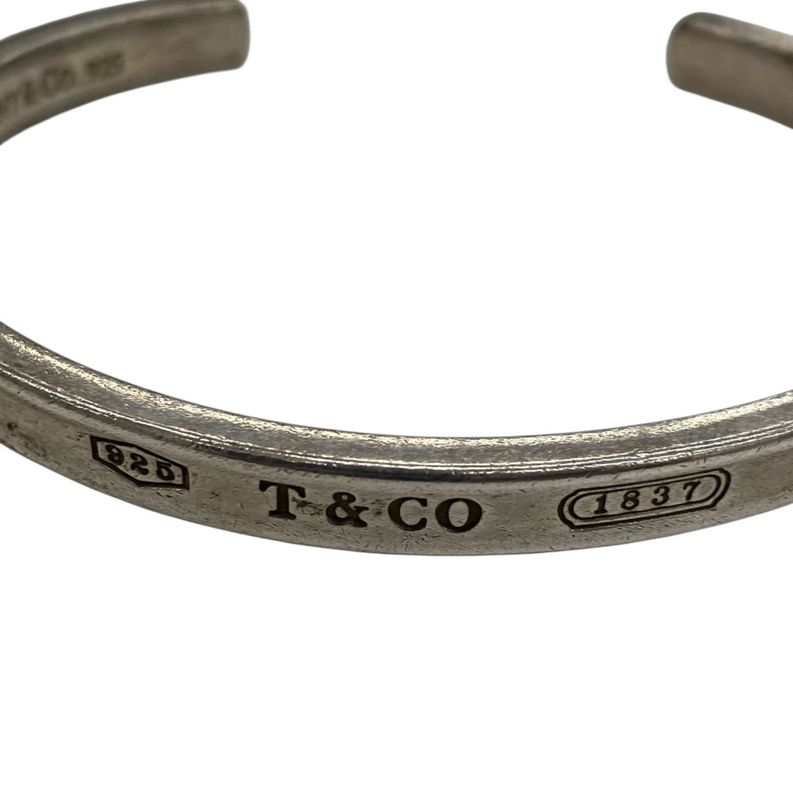 170530 TIFFANY＆CO ナロー カフ バングル 925 1837 楽天市場