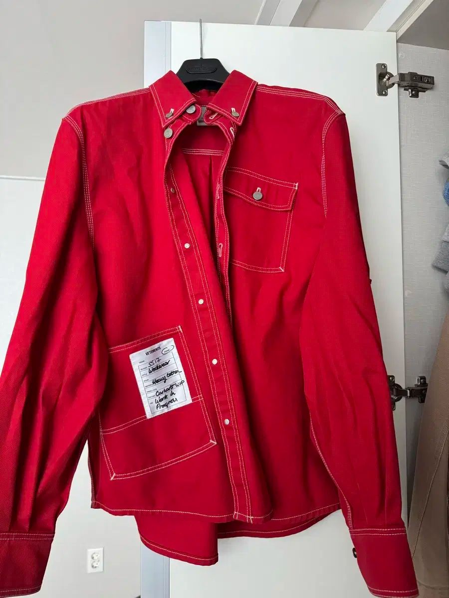 VETEMENTS(ヴェトモン) Carhartt(カーハート) ワークシャツ xs