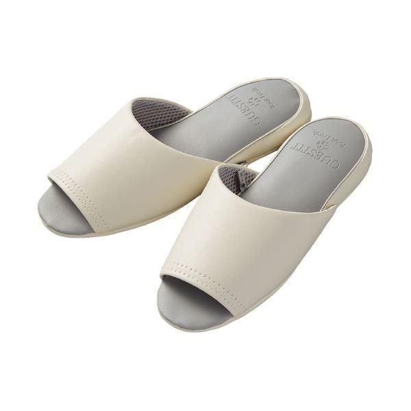 まとめ オクムラ GUEST IT 前開きスリッパL アイボリー 1足 ×30セット