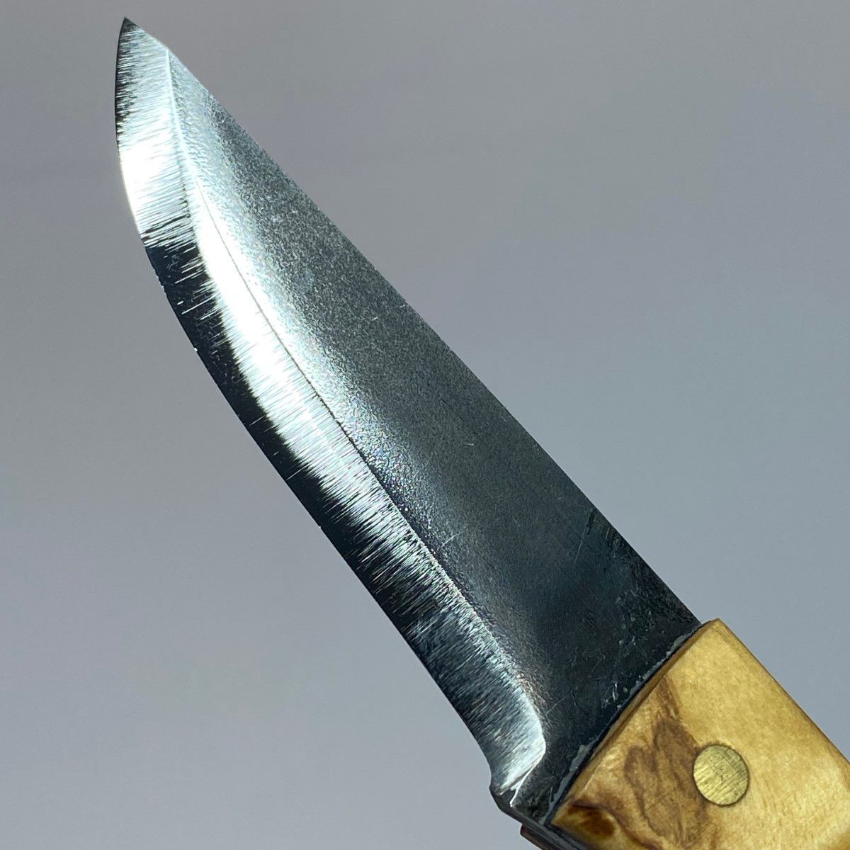 WINKLER KNIVES WK 木柄 レザーシース付 ナイフ 程度B ナイフ