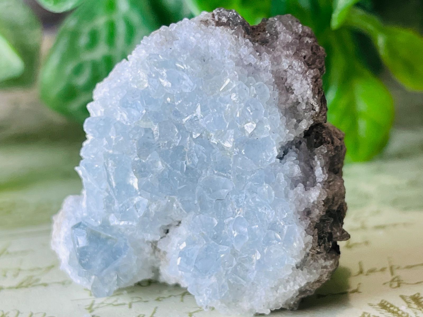 セレスタイト 最高 天使の石 原石 クラスター 天使の石໒