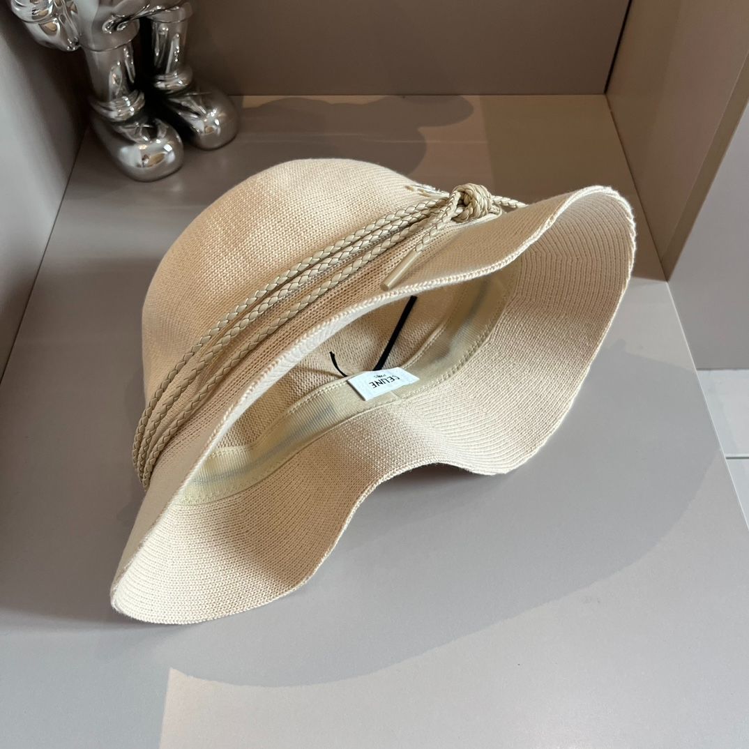 Dior ストローハット ベージュ Christian Dior - DIORESORT ハット ストロー&リボン ディオール
