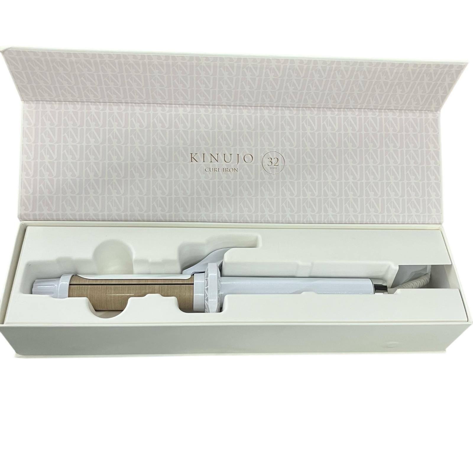 SG00001 KINUJO 絹女 キヌージョ ♥品 カールアイロン 32ｍｍ ホワイト