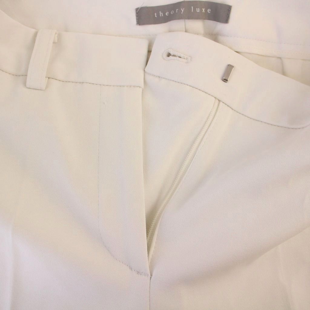 セオリーリュクス theory luxe クロップドパンツ ジップフライ