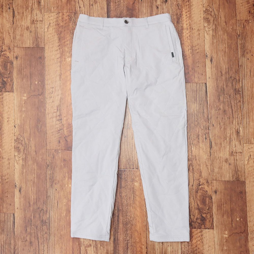 秋冬 Heal Creek 52 LL サイズ 中綿キルトパンツ 001-79113 ストレッチ 撥水 保温 防寒 ゴルフ 30代 40代 50代 メンズ ヒールクリーク ライトグレー mc180