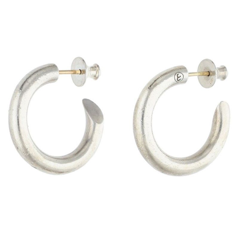 キャリアリング PLACEBO 701 両耳用シルバーフープピアス メンズ