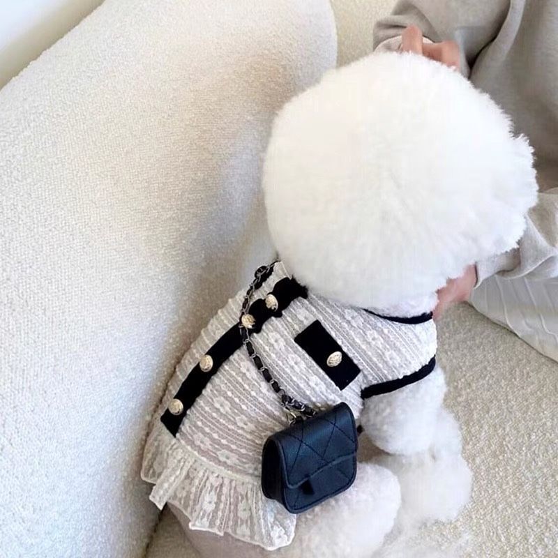 シャネルマニア犬服ハンドメイドワンピース シャネルマニア様☆犬服☆ハンドメイドオーダー - メルカリ