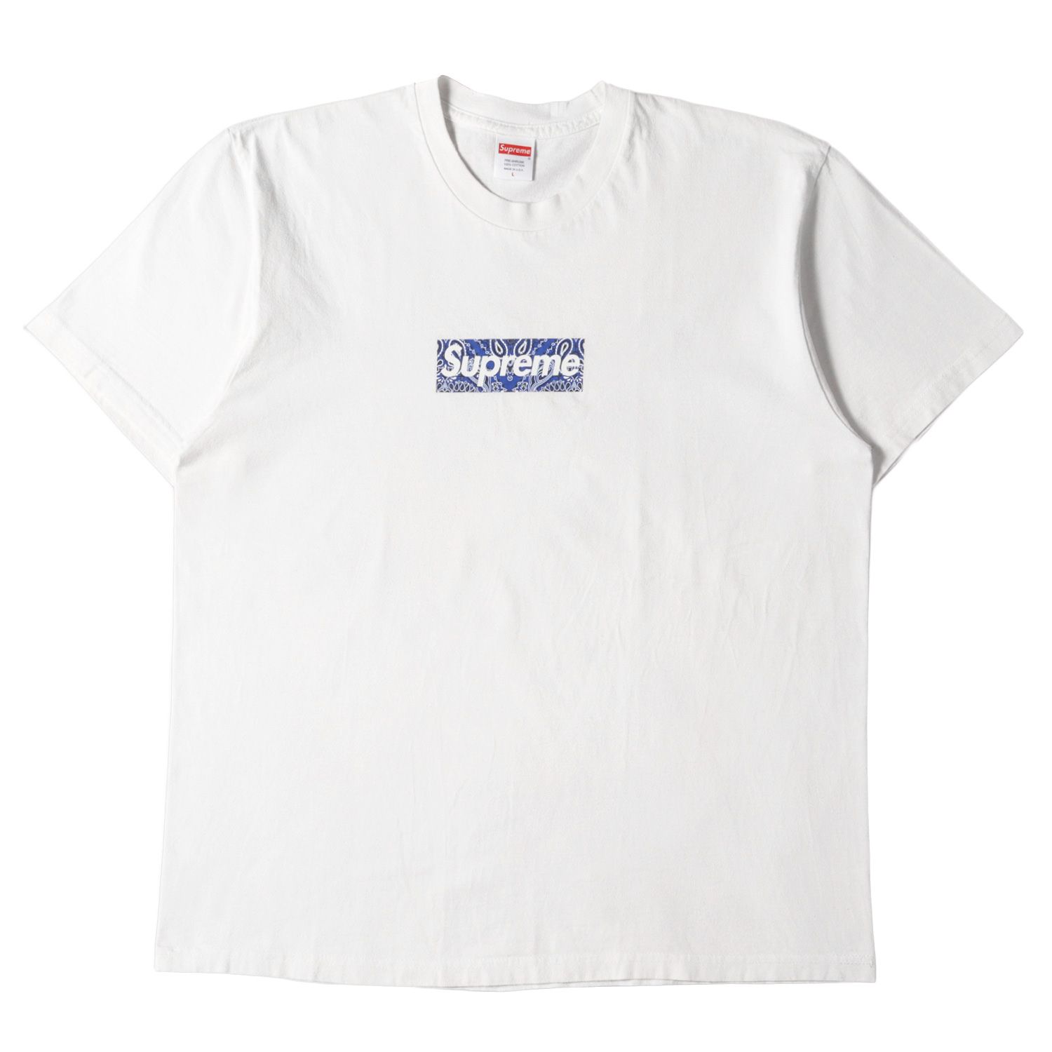 Supreme シュプリーム Tシャツ サイズ:L 19AW バンダナ ボックスロゴ ...