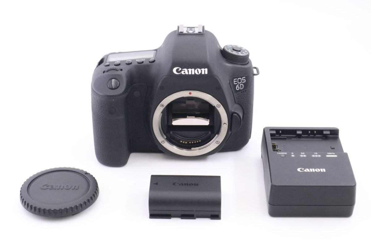 Canon EOS 6D ブラックボディ キャノン キヤノン デジタル一眼レフカメラ f03806