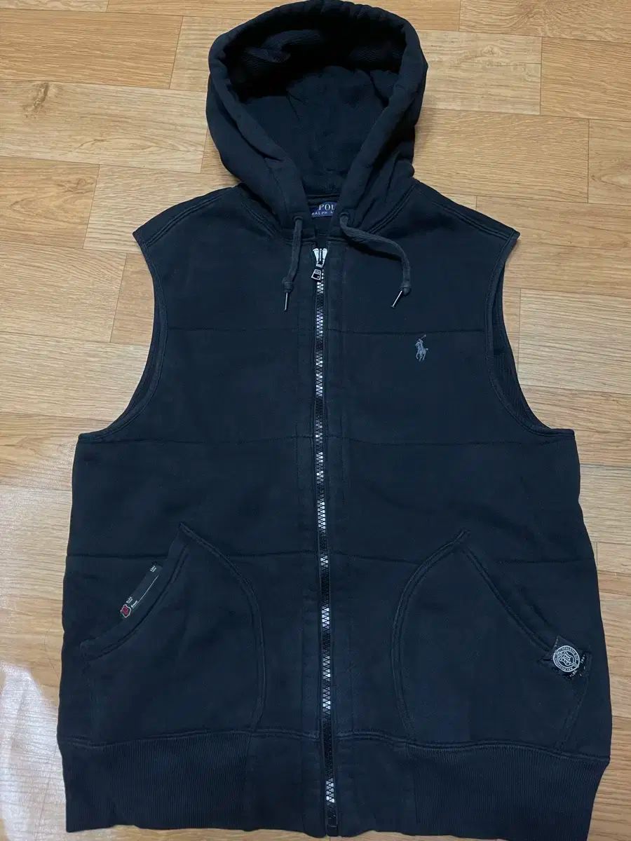POLO RALPH LAUREN ポロラルフローレン フード付き ジップアップパーカー ダウンベスト 100 サイズ M