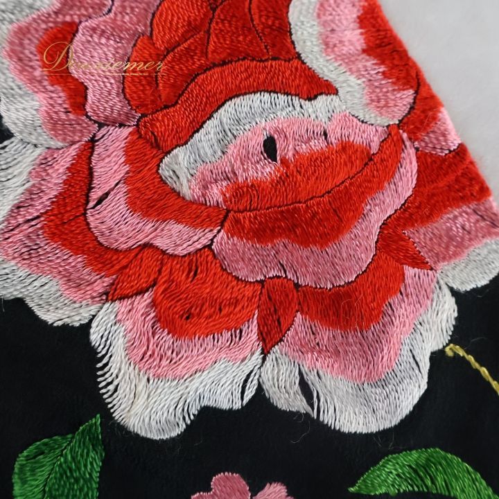 フラメンコ 衣装 マントン シージョ 黒 刺繍 フレコ フリンジ 花柄 ダンス 舞台 練習 レッスン 赤 ブラック系 フラメンコ衣装 シージョ ブラック マントン 刺繍 花柄 フリンジ ダンス衣装 舞台衣装 練習用 フレコ おしゃれ 伝統的 ダンスレッスン WHITEMONARCHHOTEL_COM