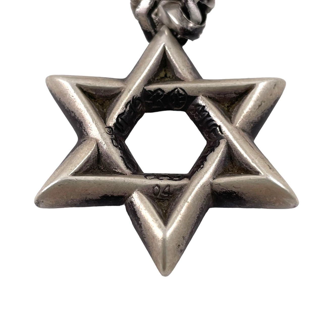 クロムハーツ シルバー 星型ペンダント ネックレス 1999 クロムハーツ シルバー 星型ペンダント ネックレス 1999 クロム