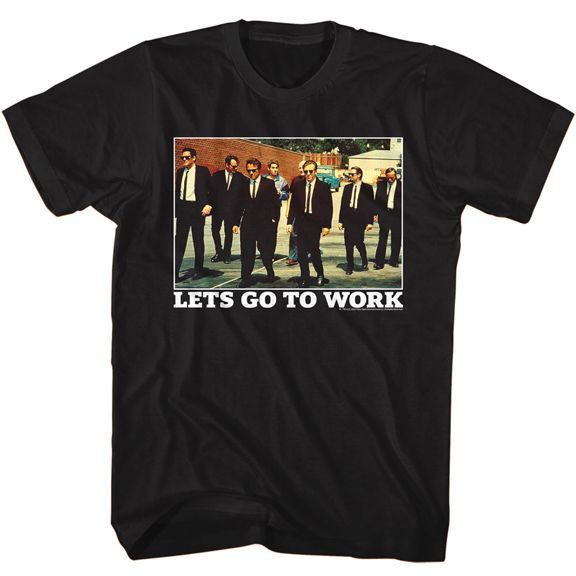 レザボア ドッグス Tシャツ RESERVOIR DOGS LETS GO TO WORK 正規品