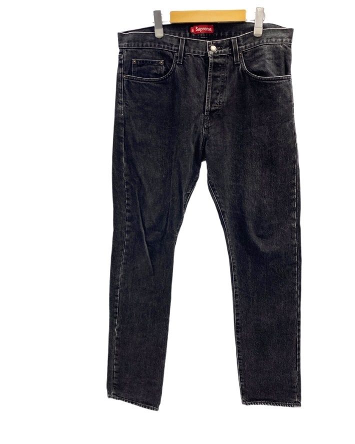 シュプリーム SUPREME Stone Washed Black Slim Jean 18FW スリム 