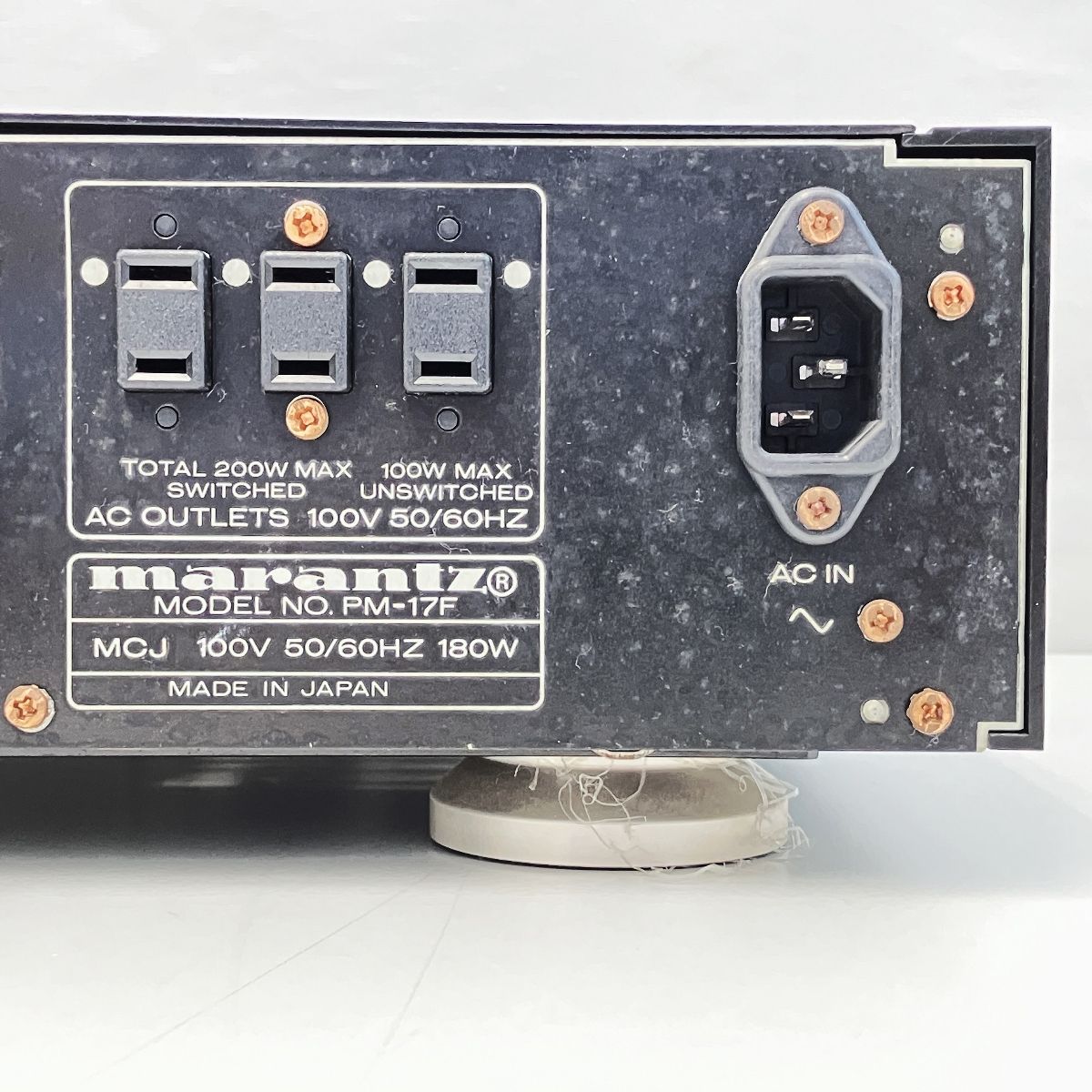 Marantz PM-17F プリメインアンプ - 中古オーディオの販売や買取