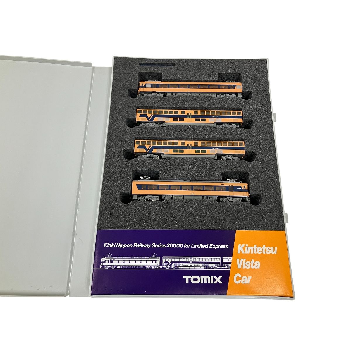 【当時物】TOMIX 92049 近鉄 30000系 ビスタカー (4両セット) TOMIX 92049 近鉄 30000系ビスタカーセット 近鉄 30000系