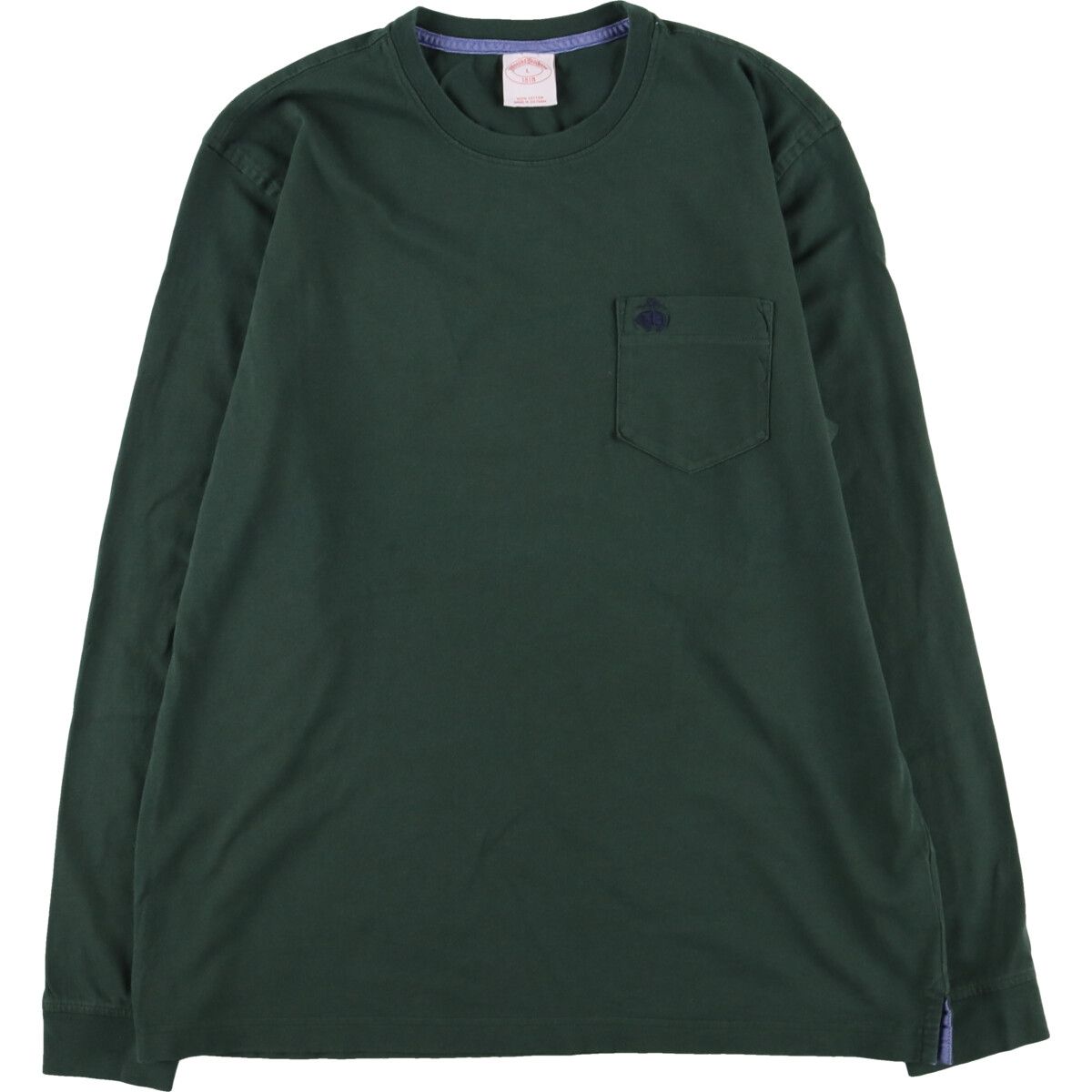 古着 ブルックスブラザーズ Brooks Brothers 1818 無地ポケットロングTシャツ ロンT メンズL/eaa425947