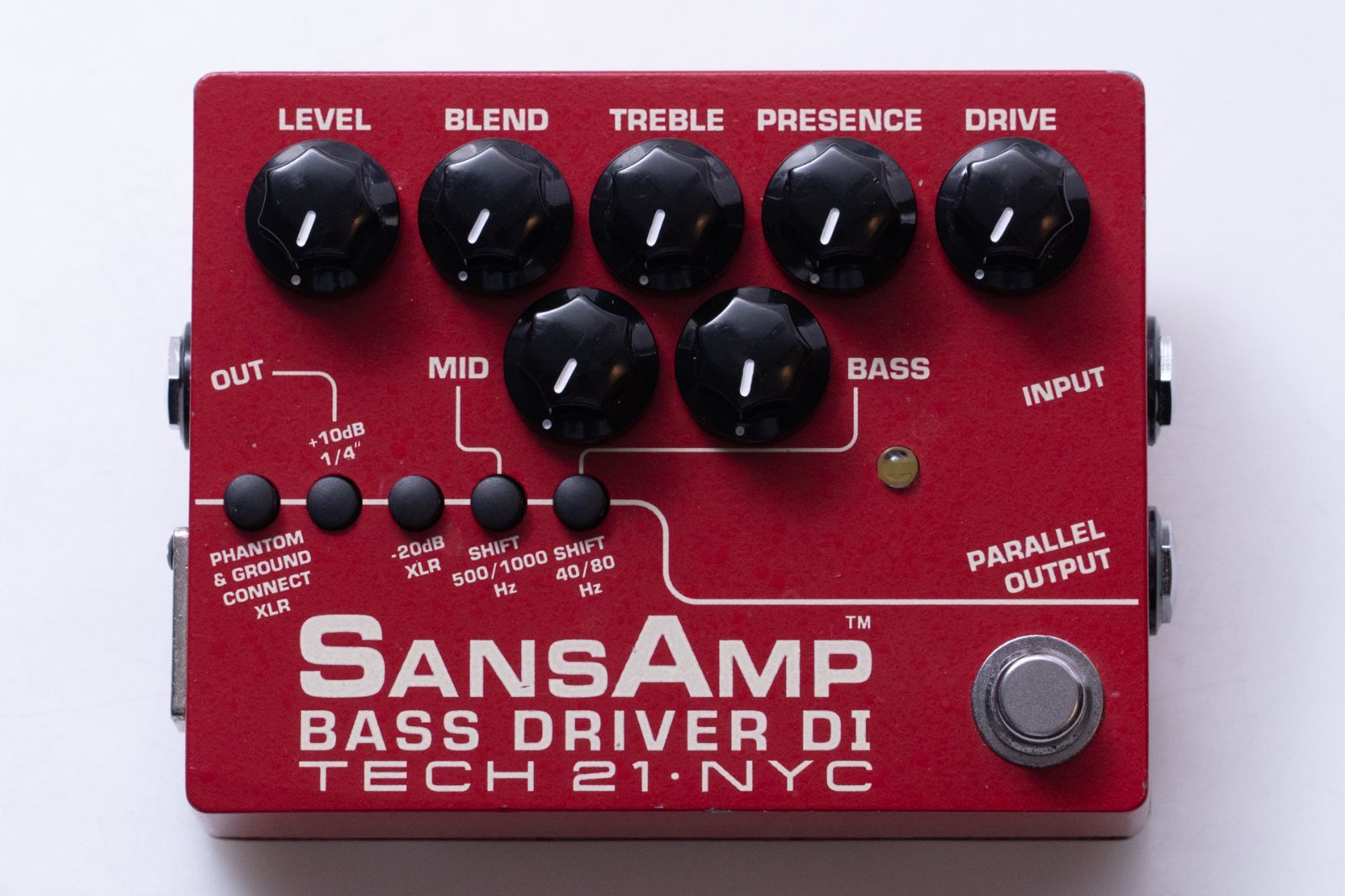 used】TECH21 / SANSAMP BASS DRIVER DI V2 Vermilion【GIB横浜