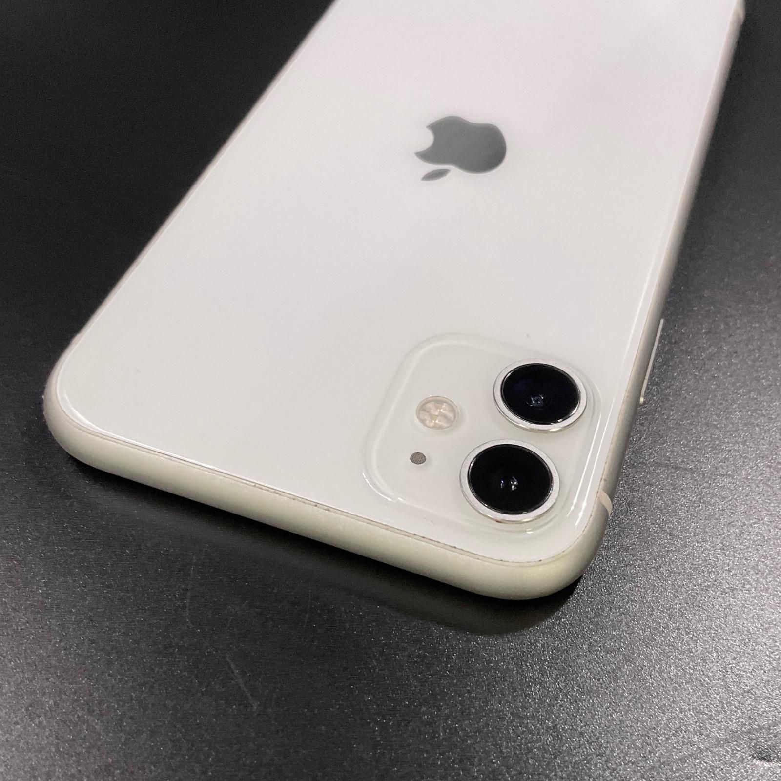 iPhone 11 128GB ブラック 人気 SIMフリー 白ロム 動作確認済 75