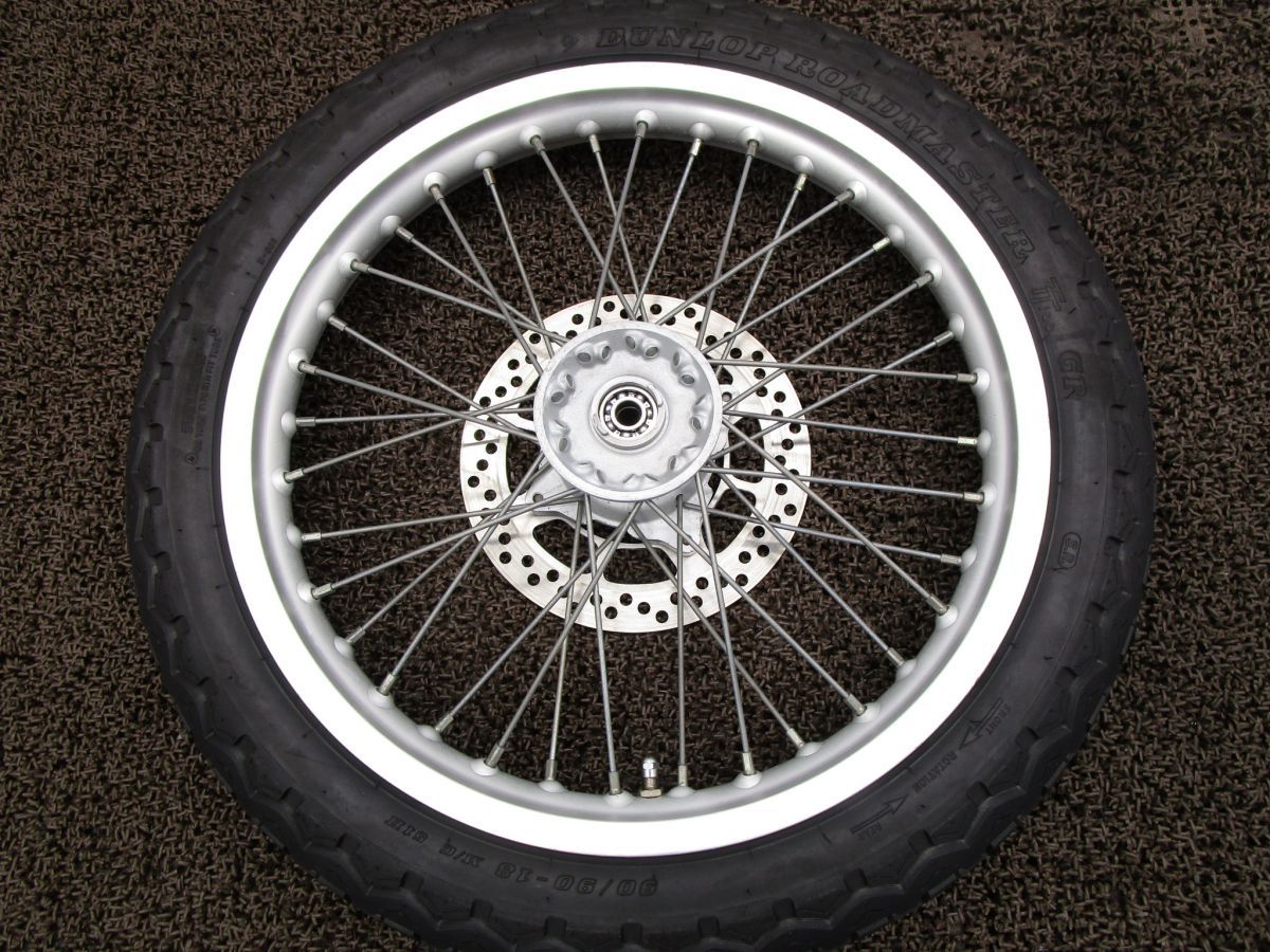 TS125R タカサゴ フロントホイール ディスク 18インチ □A5563 SF15A スズキ F115 キャブ車 動画有