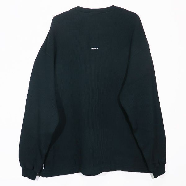 WTAPS ダブルタップス 23AW WAFFLE 01/LS/COTTON.SIGN 232ATDT-CSM17 