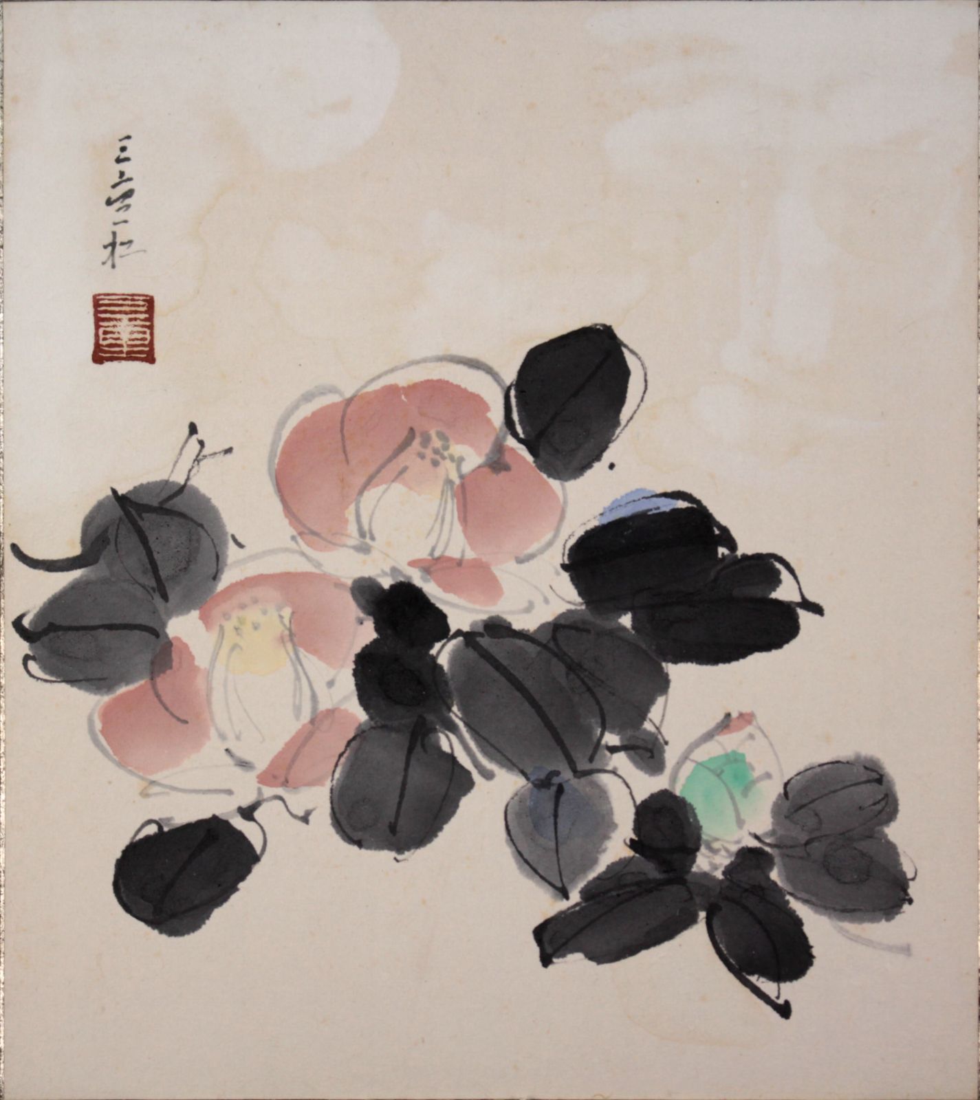 田辺三重松『椿』水彩画【真作保証】 絵画 田辺三重松『椿』水彩画【真作保証】 絵画 - メルカリ