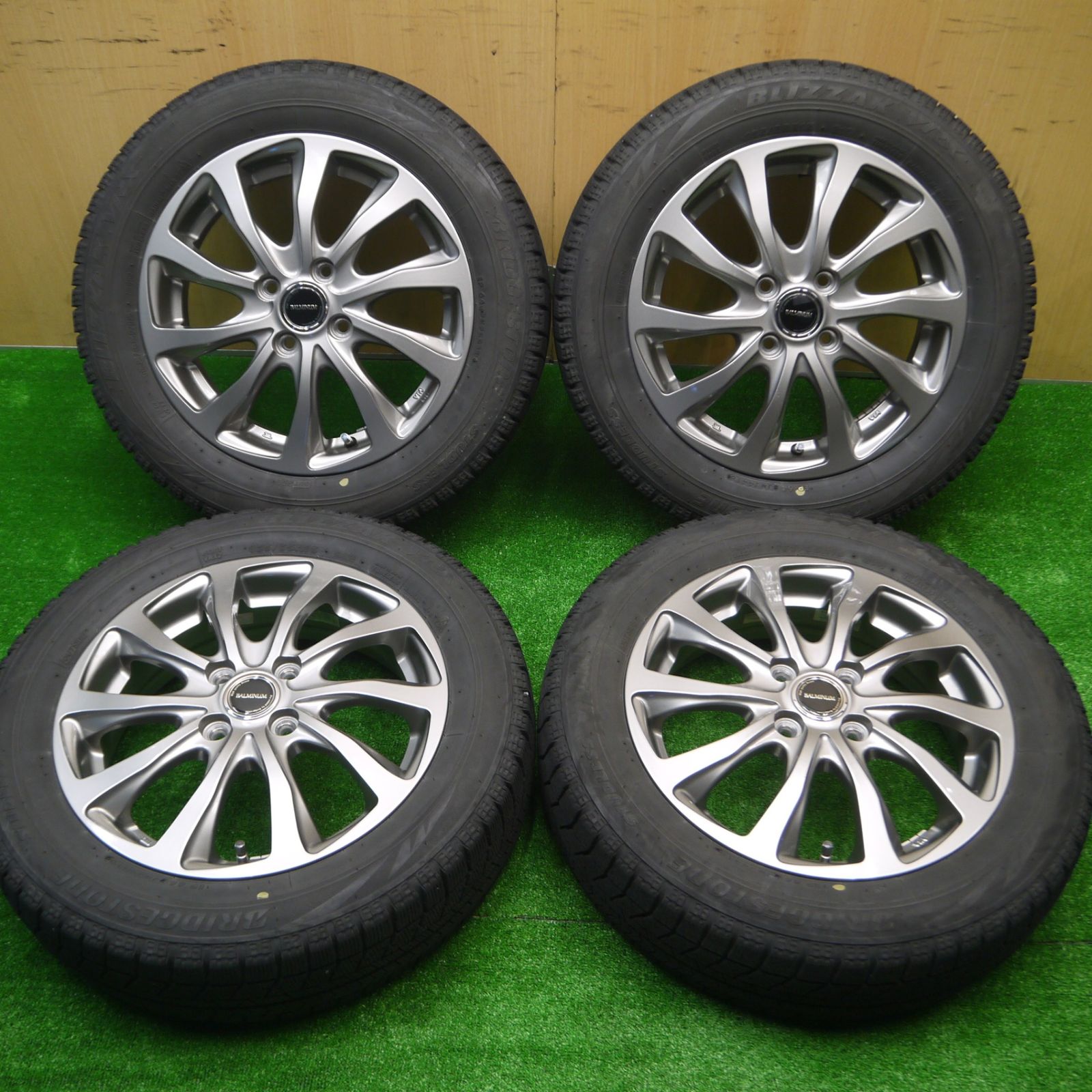 *送料無料* 4本価格★スタッドレス 165/65R15 ブリヂストン ブリザック VRX BALMINUM バルミナ 15インチ PCD100/4H★4080602Hス