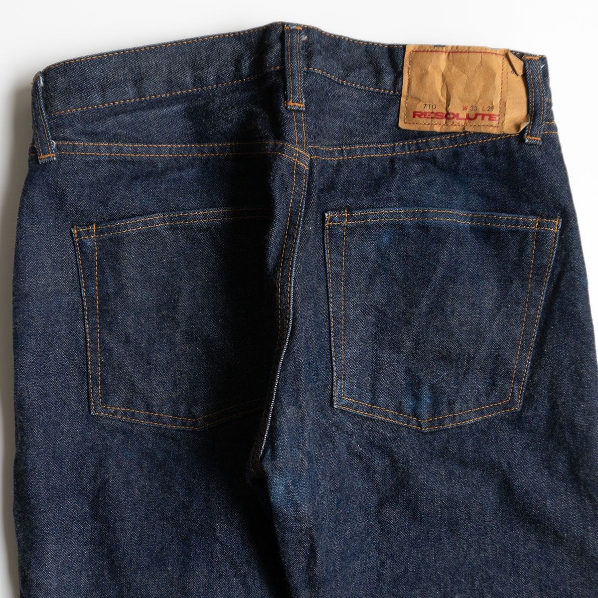 美品/濃紺】 RESOLUTE【710 デニムパンツ 】33×29 日本製