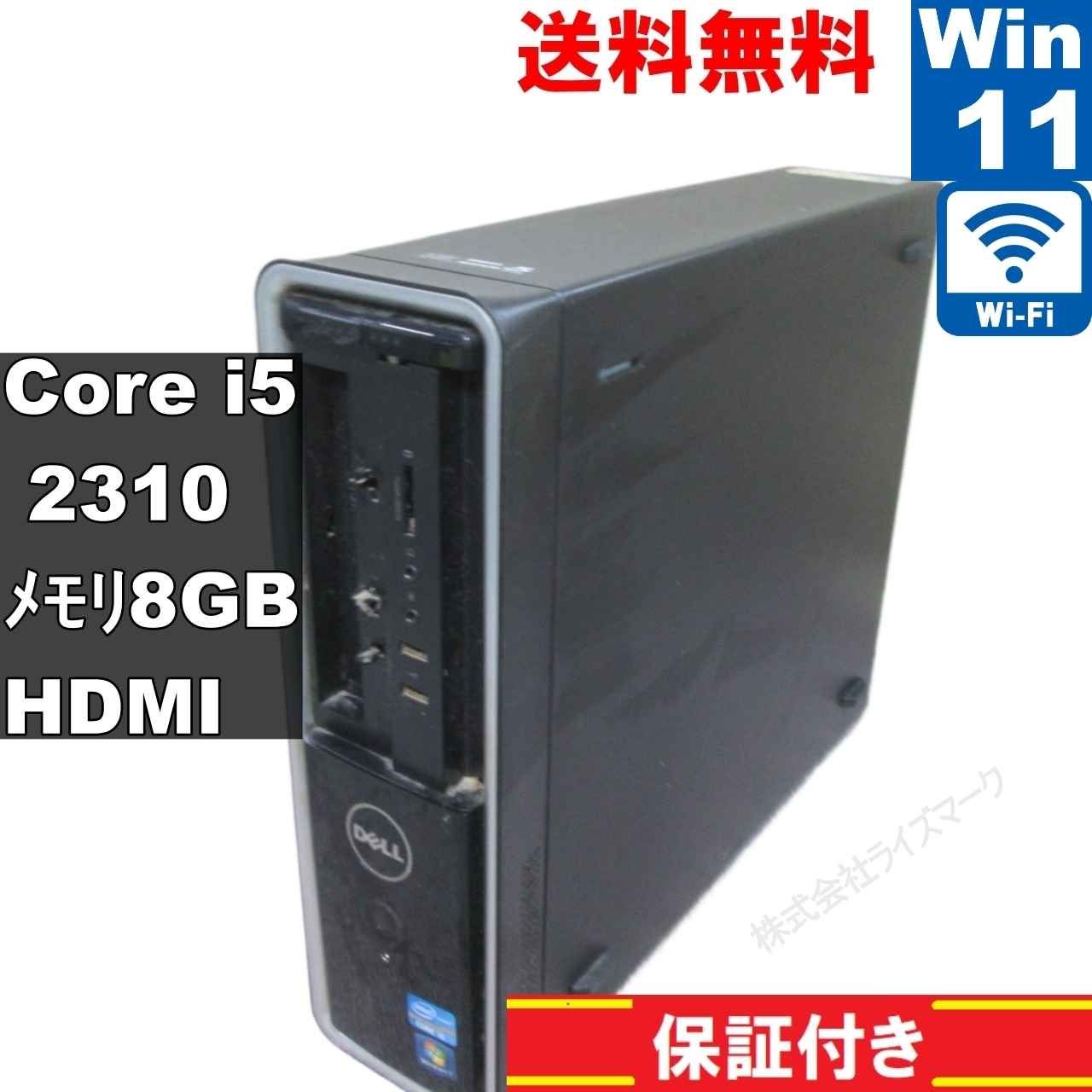 DELL Inspiron 620s Core i5 2310 Windows11 Pro MS 365 Office Web スリム型 Wi-Fi HDMI 保証付 93064