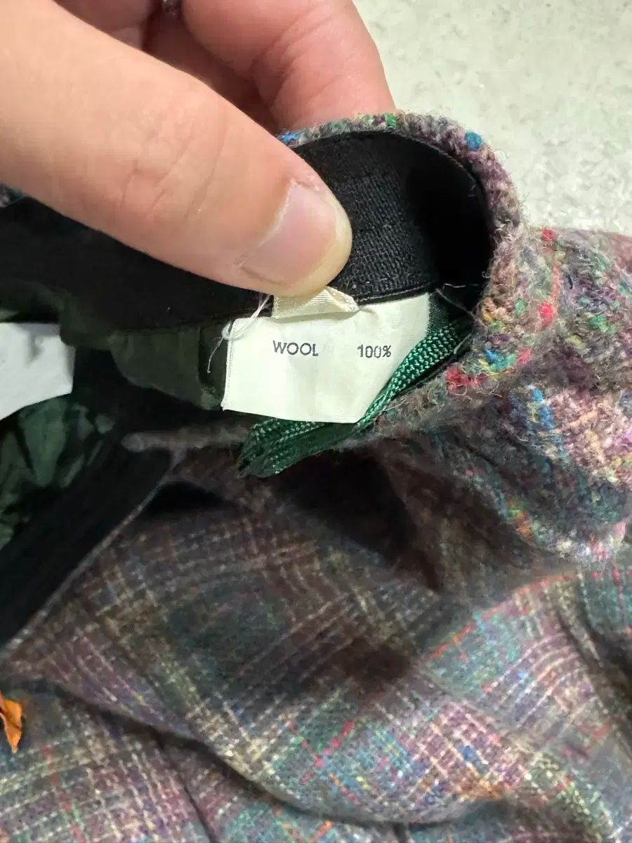 90s MISSONI(ミッソーニ) チェック柄 ウール バルーンパンツ