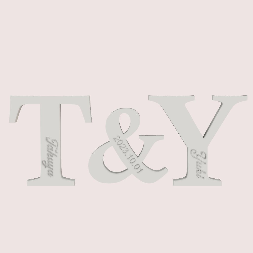 ちゃんゆうり様確認用♡イニシャルオブジェ ちゃんゆうり様確認用♡イニシャルオブジェ ちゃんゆうり様確認用