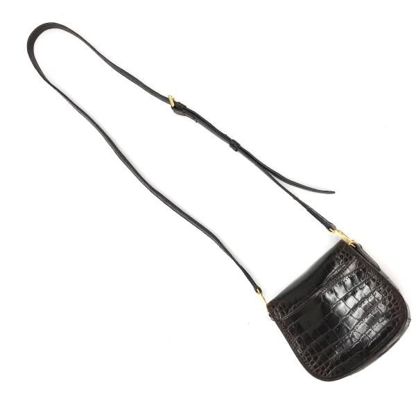 美品 LOUIS VUITTON ルイヴィトン エキゾチック 本クロコダイル ロゴ ミニミニ サンクルー ショルダー バッグ スペシャルオーダー ｍ4879 LOUIS VUITTON ルイヴィトン エキゾチック 本クロコダイル ロゴ