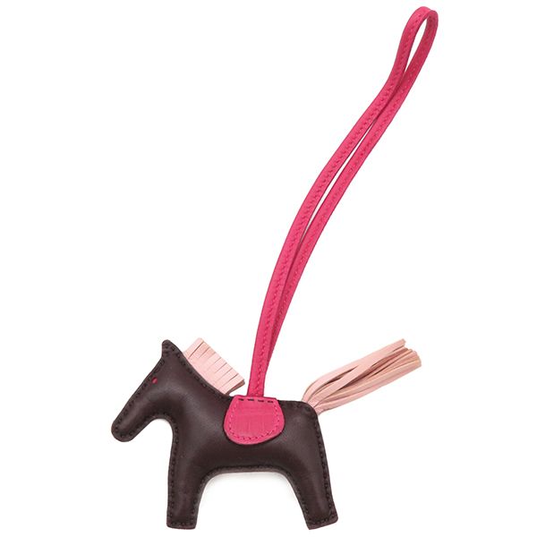 エルメスの大人気カラー「ローズサクラ」のロデオチャームが入荷いたし