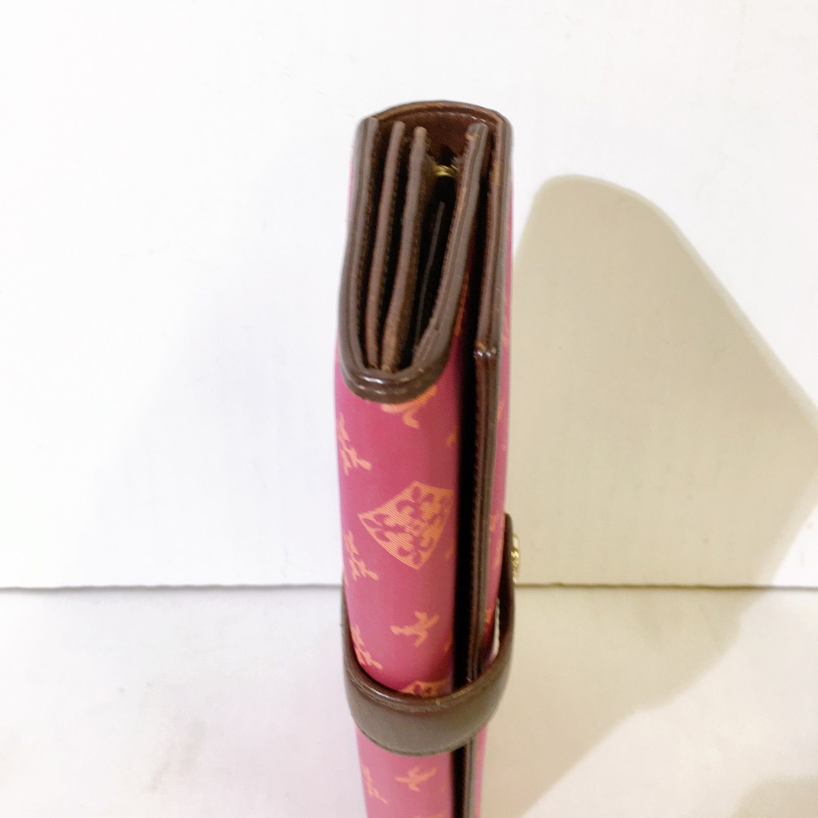 ラシット 財布 ロングウォレット ポリエステル混 × レザー