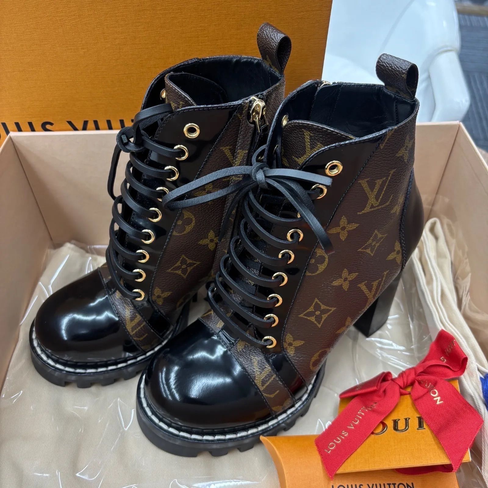 LOUIS VUITTON スタートレイル モノグラム ショートブーツ 2757