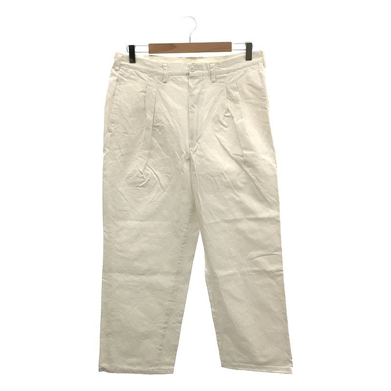 VINTAGE / ヴィンテージ古着 | ITALIAN ARMY イタリア軍 コットンツイル 2タック ワークパンツ | 52 | ホワイト | メンズ