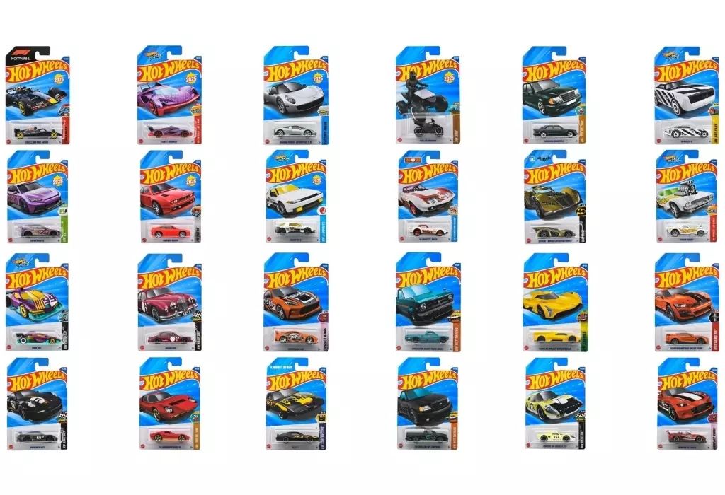 【新品】ミニカー 1/64 Hot Wheels ベーシックカー 2025 Dアソート [C4982-98PD]